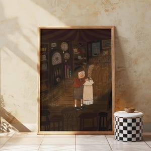 Thrift Store - Ready to Print Art - Printable Wall Art - Children Illustration