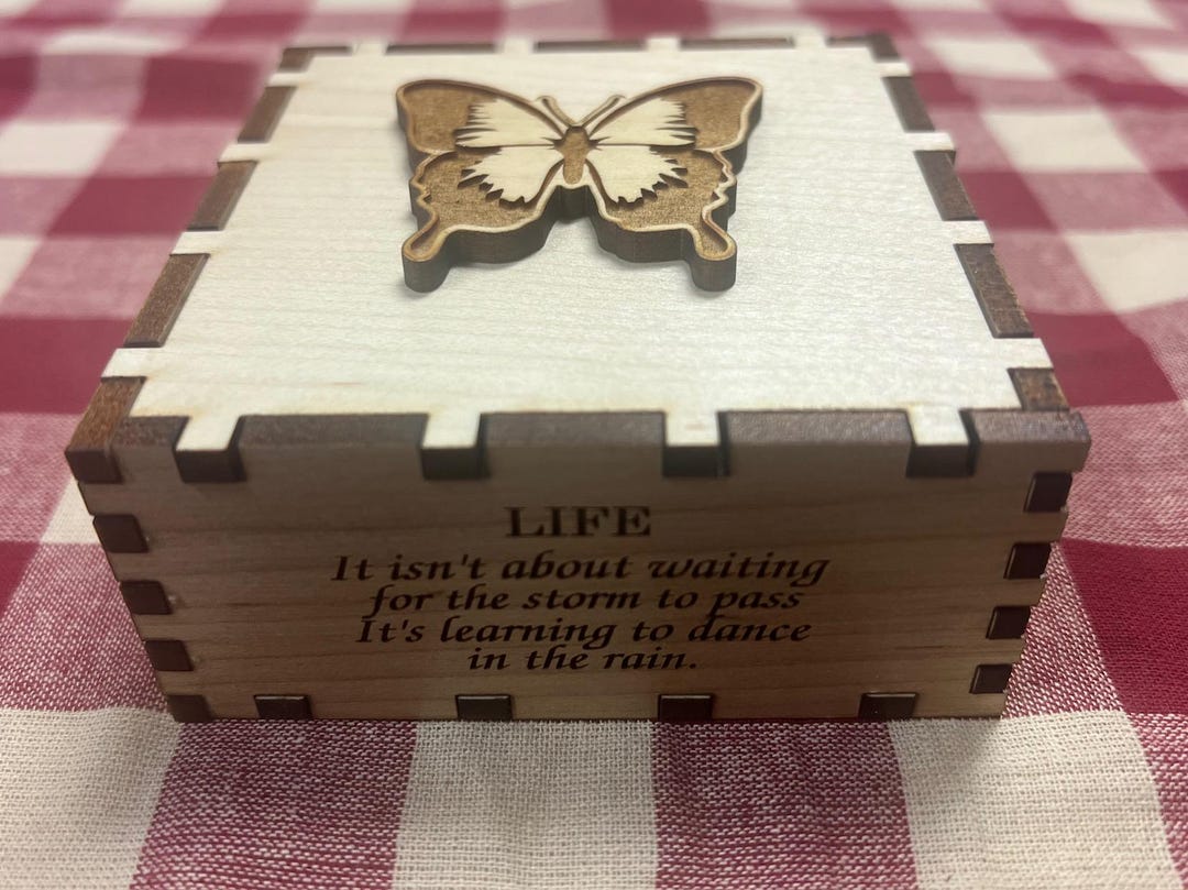Wooden Butterfly Box - Etsy