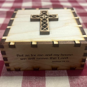 Wooden Cross with Cross Box