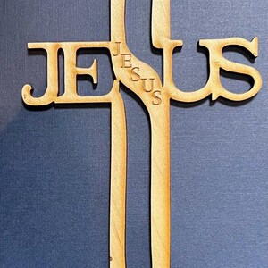 7&quot; Jesus Wooden Cross