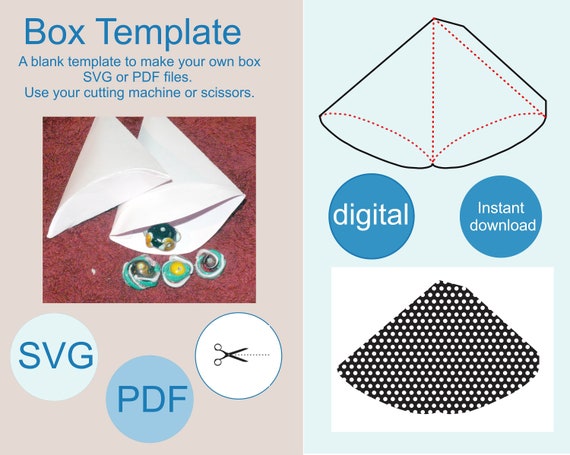 Printable Foldable Box Template. Instant Download A4 Digital - Etsy