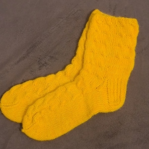 Hand made wool socks