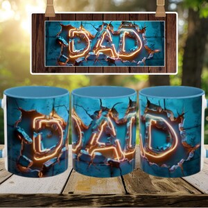 Dad Mug, Unique Coffee Cup, Perfect Gift for Dad, Father's Day, Birthday, Personal Use, Home or Office Decor