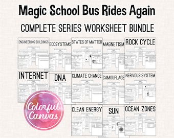 Magic School Bus Rides Again 26 Episode COMPLETE SERIES BUNDLE | Video Guides