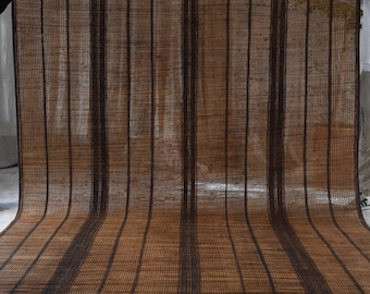 Yaz (VL1) - 11.74ft x 8.01ft (3.58m x 2.44m) Vintage Mauritanian Tuareg Mat, Excellent Condition, African rug, African Art, Handmade, Ethnic