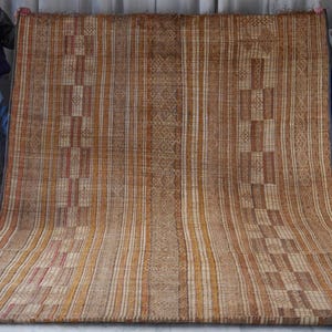 Axil (N8) - 10.17ft x 7.22ft (3.10m x 2.20m) Mauritanian Tuareg Mat, African Tuareg rug, Handmade, Ethnic, Africa