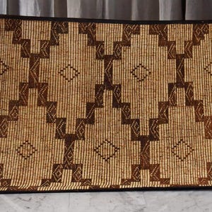Hench (VC6) - 3.01ft x 7.97ft (0.92m x 2.43m) Mauritanian Tuareg Mat, African Tuareg Rug, Handmade, Ethnic, African Rug
