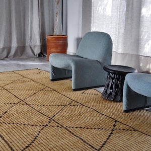 Tassalt (C2T10) - 13.02ft x 6.56ft (3.97m x 2m) Mauritanian Tuareg Rug, African Tuareg Rug, African Carpet, Handmade, Ethnic, Africa