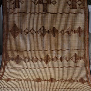 Tigrinya (C10) - 8.75ft x 6.66ft (2.67m x 2.03m) Mauritanian Tuareg Mat, African Tuareg rug, Handmade, Ethnic, Africa