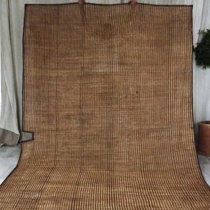 Azala (V19) - 12.92ft x 8.20ft (3.94m x 2.5m) Mauritanian Tuareg Mat, African Tuareg Rug, Handmade, Ethnic, Africa
