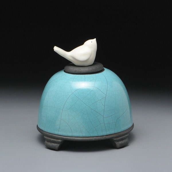 Bird Jar, Turquoise