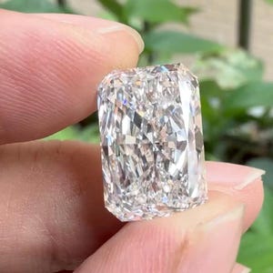 Im Labor gewachsener Diamant IGI-zertifiziert | Strahlende, geschliffene Form Lose CVD, Diamant für die Schmuckherstellung | VVS1 | DIY Ring mit Edelstein