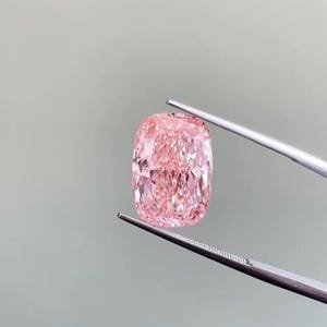 Hellrosa Laborgewachsener Diamant IGI Zertifiziert | Kissen, Schnittform Lose Rosa CVD, Diamant für die Schmuckherstellung | VS1 | DIY Ring mit Edelstein