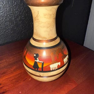 CP3 - Navajo Horsehair Pottery Vase by Elsie