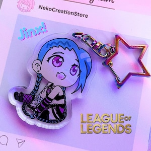 Jinx | Acrylic Keychain | League of Legends