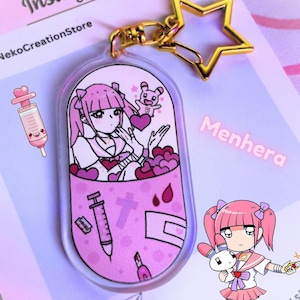 Menhera-chan | Acrylic Keychain | Cute Charm