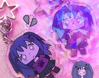 Lacey Games | Acrylic Keychain | Horror videogame inspired