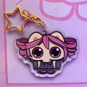 Kasane Teto | Acrylic Keychain | Utau Vocaloid | Cute Chibi Charm