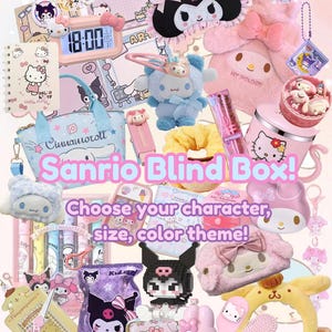 Caja Sorpresa de Sanrio / Caja de Regalo Misteriosa y Adorable / Personalizable / RESERVA / Sorpresa Kawaii