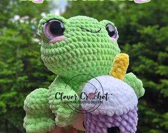 Tapioca the Frog Crochet Pattern (PDF Pattern)