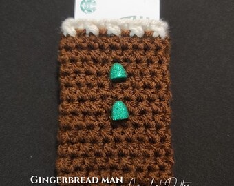 Gingerbread Man Gift Card Holder Crochet Pattern | Christmas Holiday (PDF Pattern)