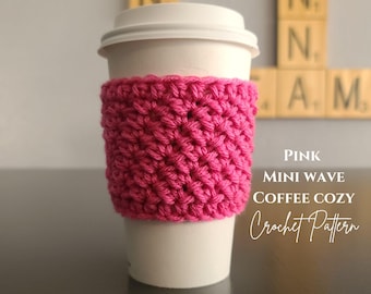 Crochet Coffee Cozy Pattern: Beginner-Friendly Pattern Instant Download 2 PDF Patterns