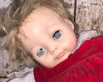 Antique baby doll- creepy scary haunted horror