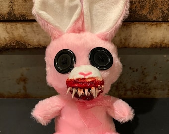 Rabbit faux killer bunny plush.