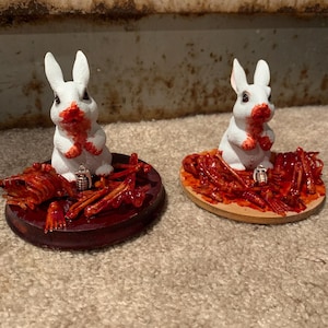 Monty pythons rabbit faux taxidermy