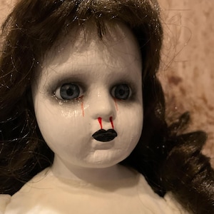 Creepy doll - weird scary horror ooak halloween sculpted oddity curiosity haunted