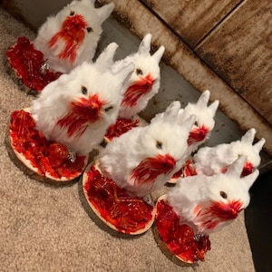 Monty pythons rabbit faux taxidermy