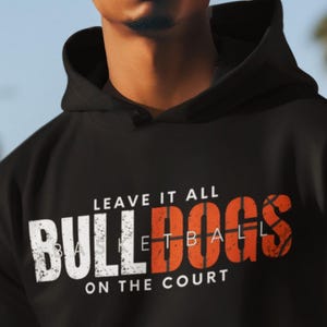 Bulldogs Basketball PNG: Textured Design (2 Instant Downloads)