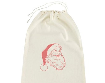 Santa Claus Muslin Cloth Gift Bag