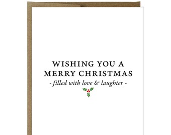 Minimalist Merry Christmas Card