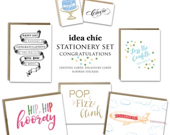 Congratulations and Celebration Stationery Box Set