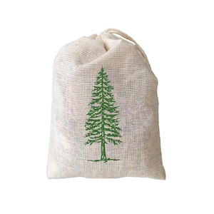 Evergreen Pine Balsam Fir Scented Sachet - 3 Pack