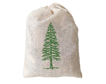 Evergreen Pine Balsam Fir Scented Sachet - 3 Pack