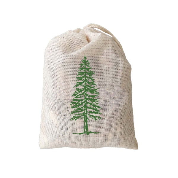 Evergreen Pine Balsam Fir Scented Sachet - 3 Pack