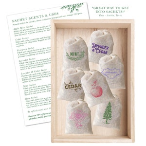 Sachet Sampler 7 Scents for Home or Gift zdjęcie 2