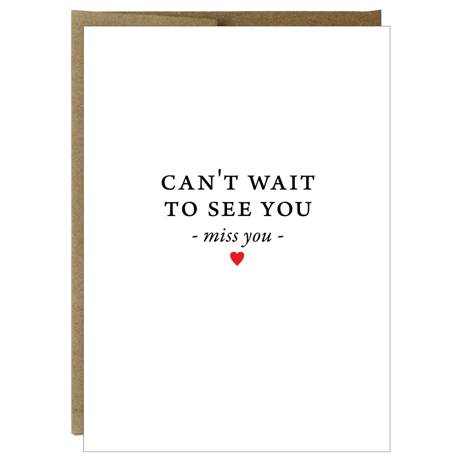Can't Wait to See You Miss You Greeting Card - Etsy