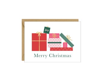 Enclosure Card - Christmas Presents - 4 pack