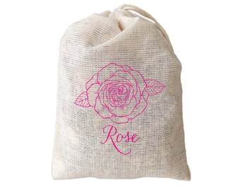 Rose Floral Sachet - 3 Pack for Closet, Garment Bag or Drawer