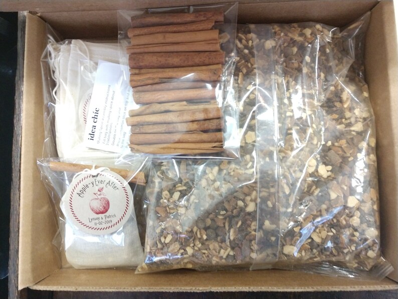 Mulling Spices 5 Set Fall Wedding Favors Thanksgiving Etsy