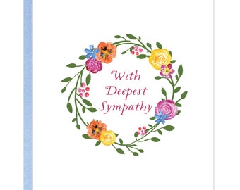 Sympathy Wreath Greeting Card