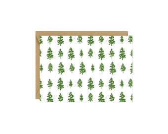 Enclosure Card - Pine Trees - 4 pack