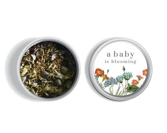 A Baby is Blooming Wildflower Seed Planting Favors