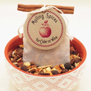 Mulling Spices Sets of 5 Personalized Favors for Fall or Winter Weddings image 7