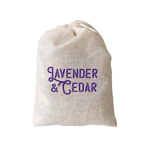 Lavender & Cedar Sachet 3 Pack for Closet, Garment Bag or Drawer image 1