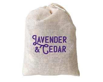 Lavender & Cedar Sachet - 3 Pack for Closet, Garment Bag or Drawer