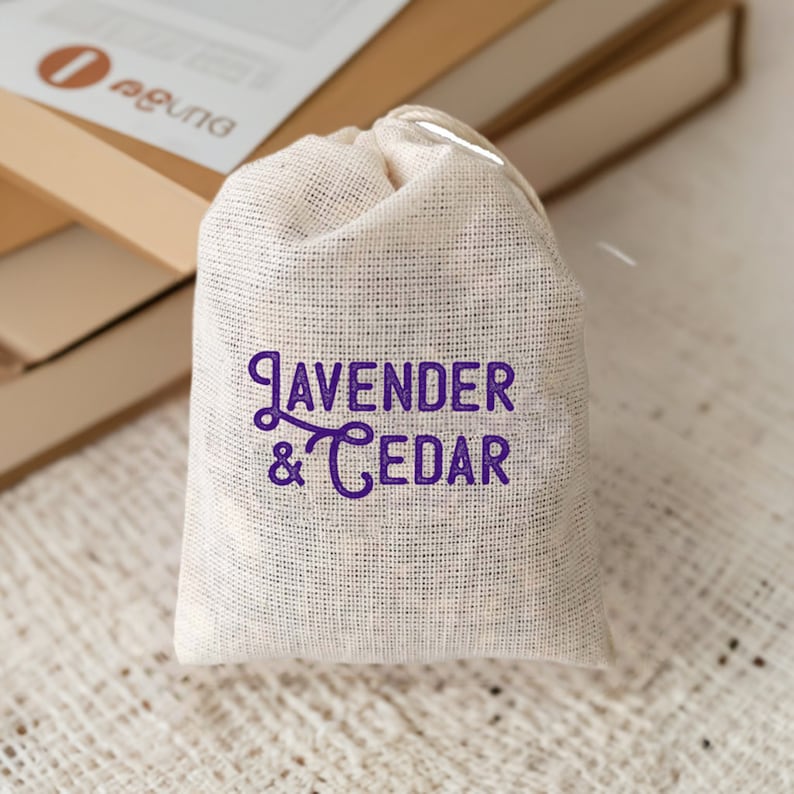 Lavender & Cedar Sachet 3 Pack for Closet, Garment Bag or Drawer image 5